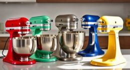 top kitchenaid mixer colors