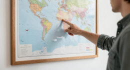 14 Best Aviation-Themed Wall Map Framed in 2026