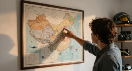 14 Best Aviation-Themed Wall Map Framed in 2026