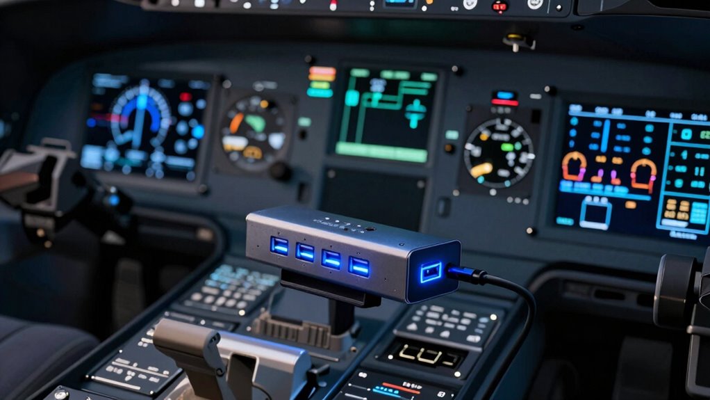 efficient wireless cockpit power management