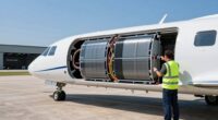 electric plane battery safety
