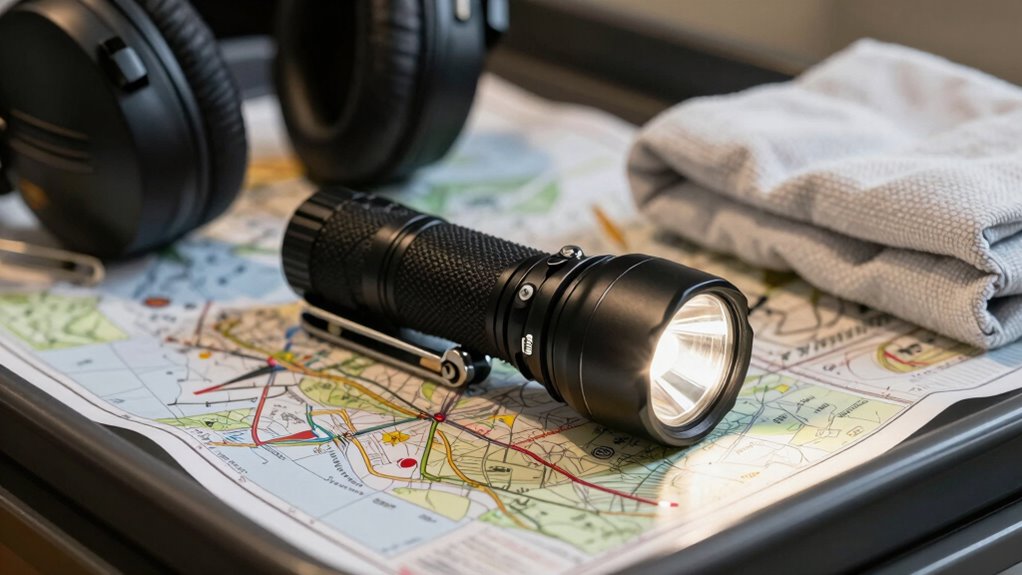 essential rechargeable flight torch