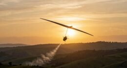 evening warm air currents