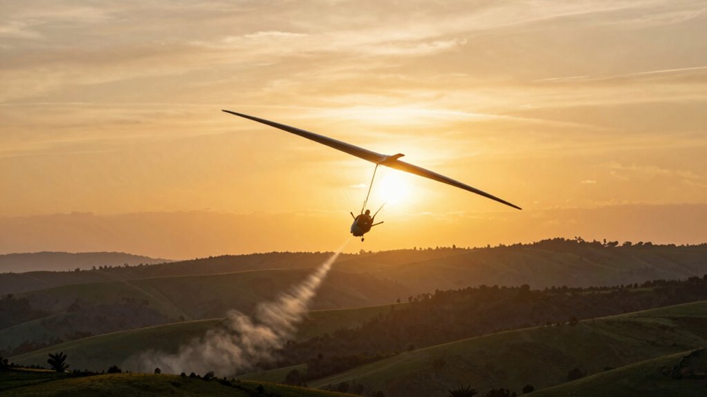 evening warm air currents