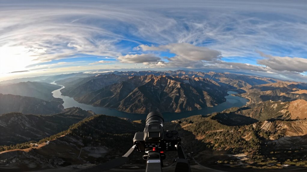 immersive stable distortion free footage