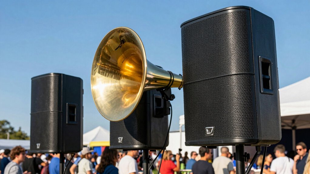outdoor horn speakers ensure clear communication