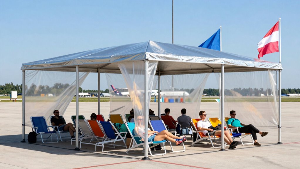 portable eco friendly shade shelters