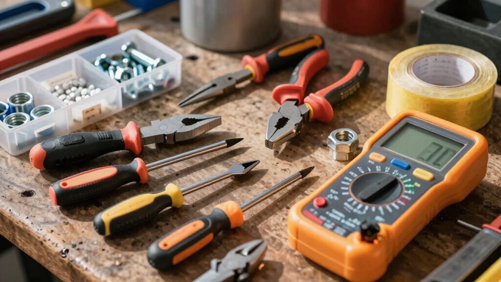 portable safe organized repair kit