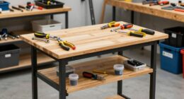 portable workbenches promote organized repairs