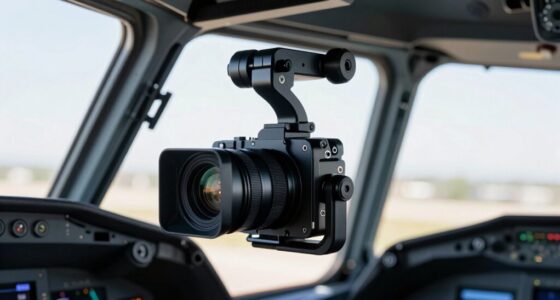 secure aircraft camera mounting