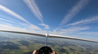 sky reading while gliding