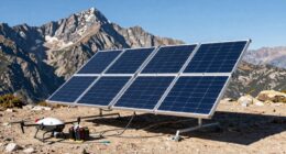 solar powered off grid flights