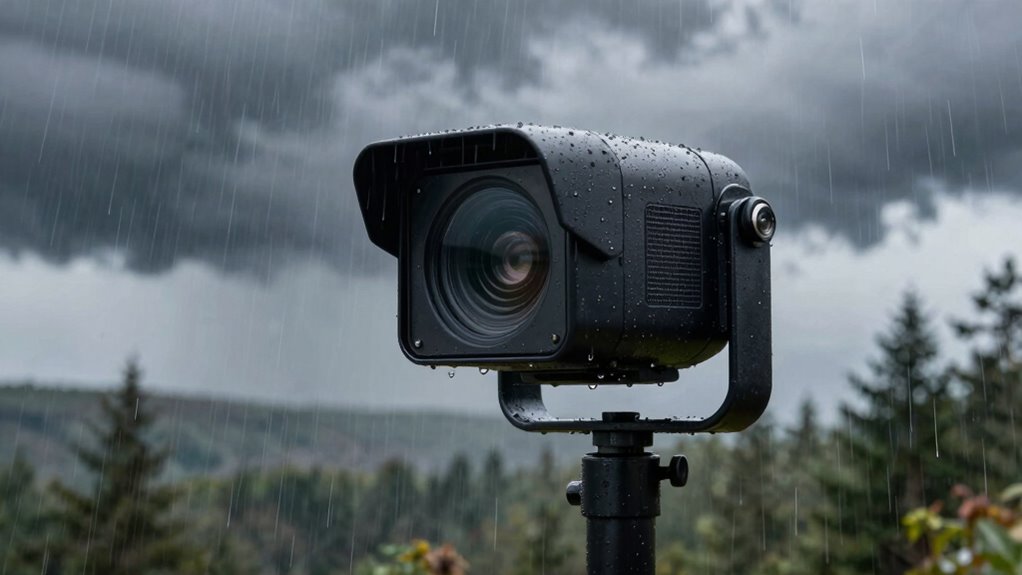 weatherproof solar powered night vision