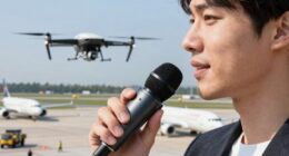 wireless mics enhance aviation filming