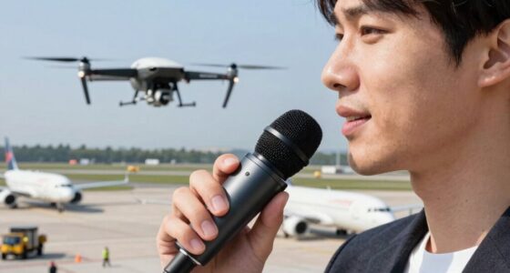 wireless mics enhance aviation filming