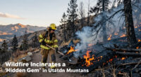 Wildfire Incinerates a ‘Hidden Gem’ in Utah’s Mountains