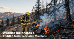 Wildfire Incinerates a ‘Hidden Gem’ in Utah’s Mountains