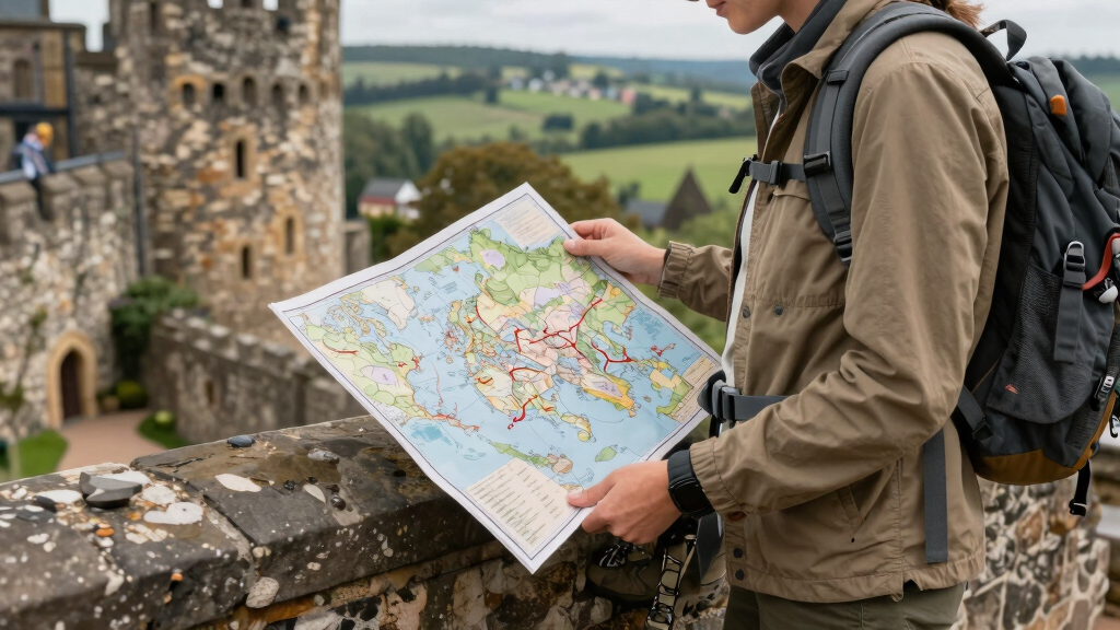Map Of The World's Great Castles And Fortresses