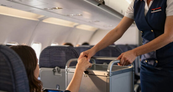 Passagier Schlagt Stewardess