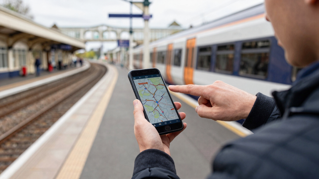 Real-time Map Of Great Britain's Rail Network