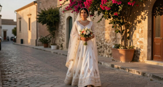 The Bride Wore A White Lehenga For Her India-Meets-Italy Wedding In Sicily